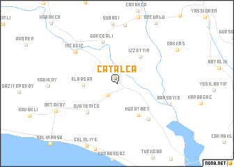 map of Çatalca