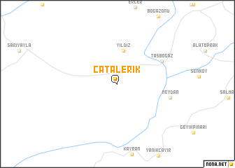 map of Çatalerik