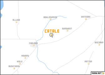 map of Catale