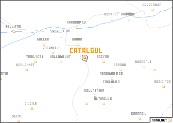 map of Çatalgül