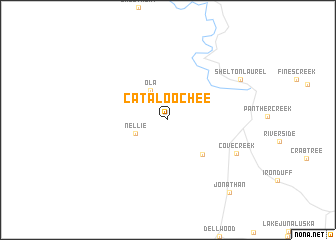 map of Cataloochee