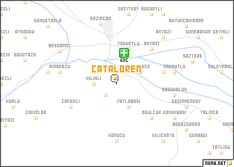 map of Çatalören