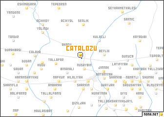 map of Çatalözü