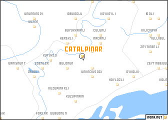 map of Çatalpınar
