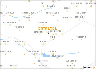 map of Çatalyol