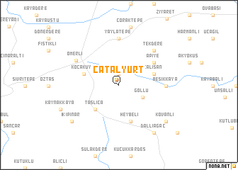 map of Çatalyurt