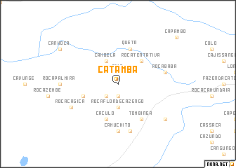 map of Catamba