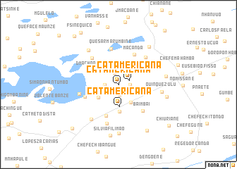 map of Cat. Americana
