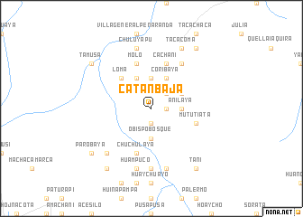 map of Catán Baja