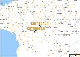 map of Catandala