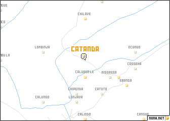 map of Catanda