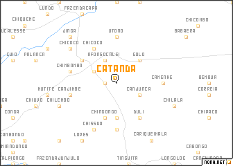 map of Catanda