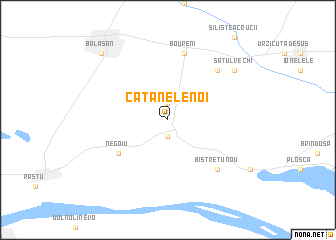 map of Catanele Noi