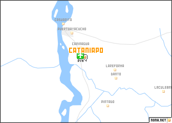 map of Cataniapo