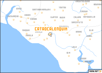 map of Catão Calenquim