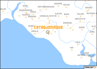 map of Catão Joninque