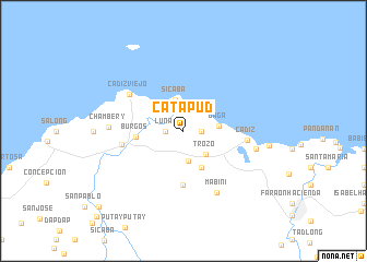 map of Catapud
