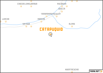 map of Catapuquio