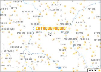 map of Cataque Puquio