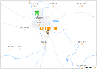 map of Catarina