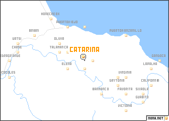 map of Catarina