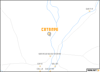 map of Catarpe