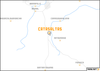 map of Catas Altas