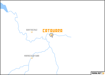 map of Catauara