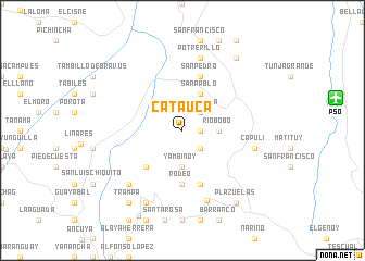 map of Catauca