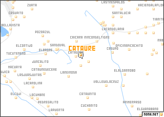map of Cataure