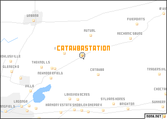 map of Catawba Station