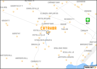 map of Catawba