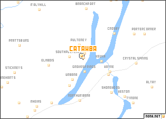 map of Catawba