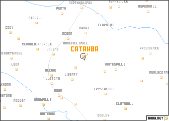 map of Catawba