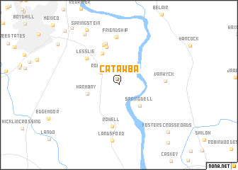 map of Catawba