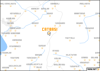 map of Çatbaşı