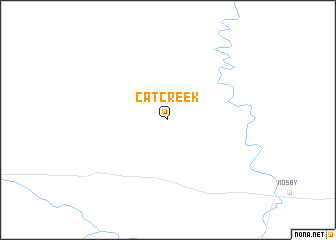 map of Cat Creek