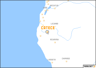 map of Catece