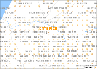 map of Catefica