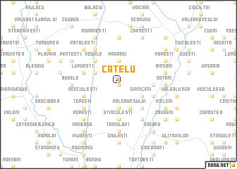map of Căţelu