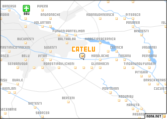 map of Căţelu