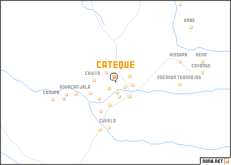 map of Cateque