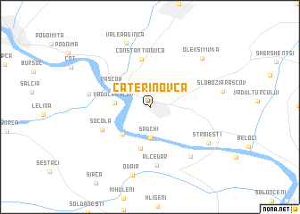 map of Caterinovca