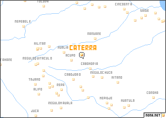 map of Caterra