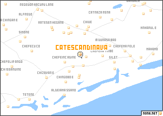 map of Cat. Escandinava