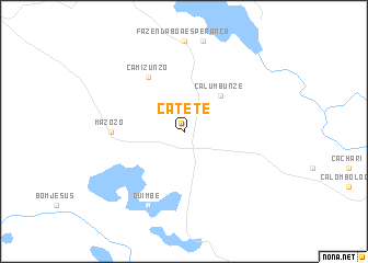 map of Catete