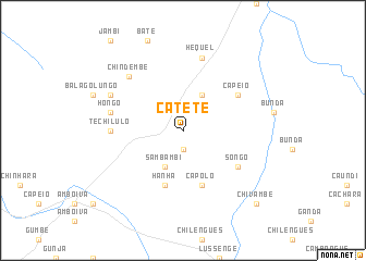 map of Catete