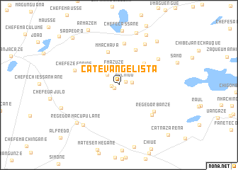 map of Cat. Evangelista