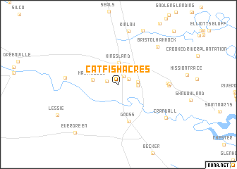 map of Catfish Acres