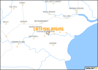 map of Catfish Landing